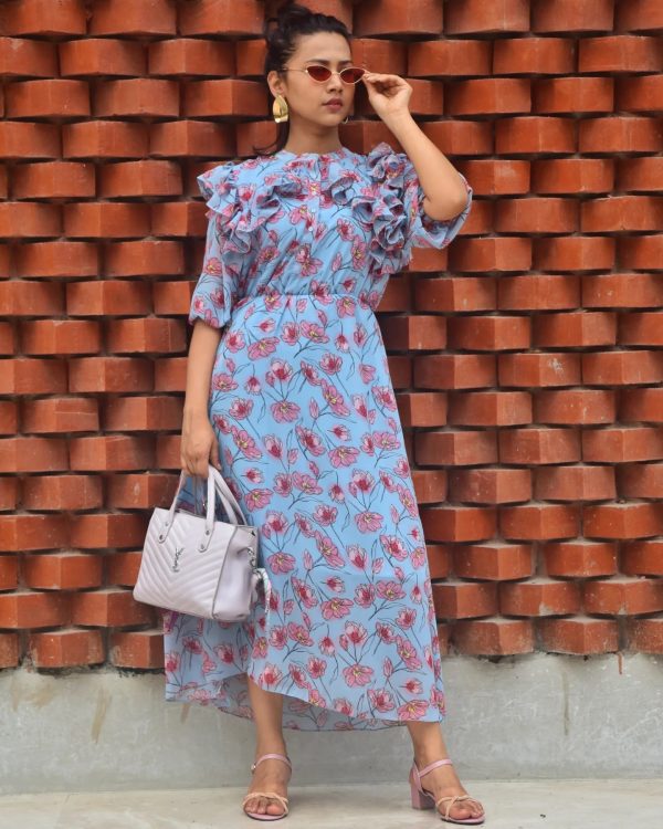 Floral Long Dress